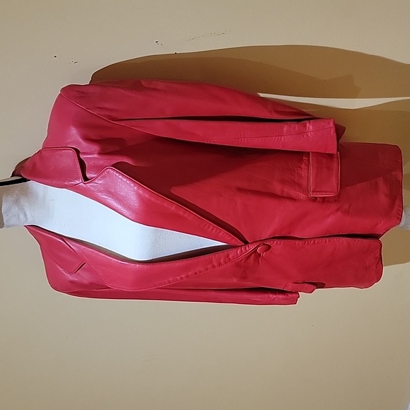 GEORGETOWN LEATHER DESIGN JACKET THE ARM LENGTH 20" FROM SHOULDER TO WRIST - Picture 2 of 9